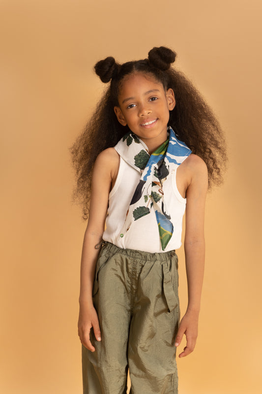 Ivory Kaziranga National Park Neckerchief