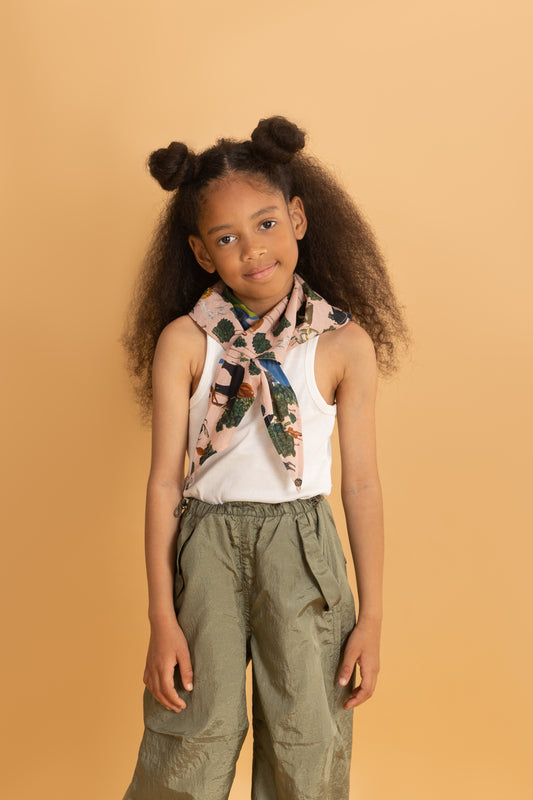 Blush Kaziranga Neckerchief