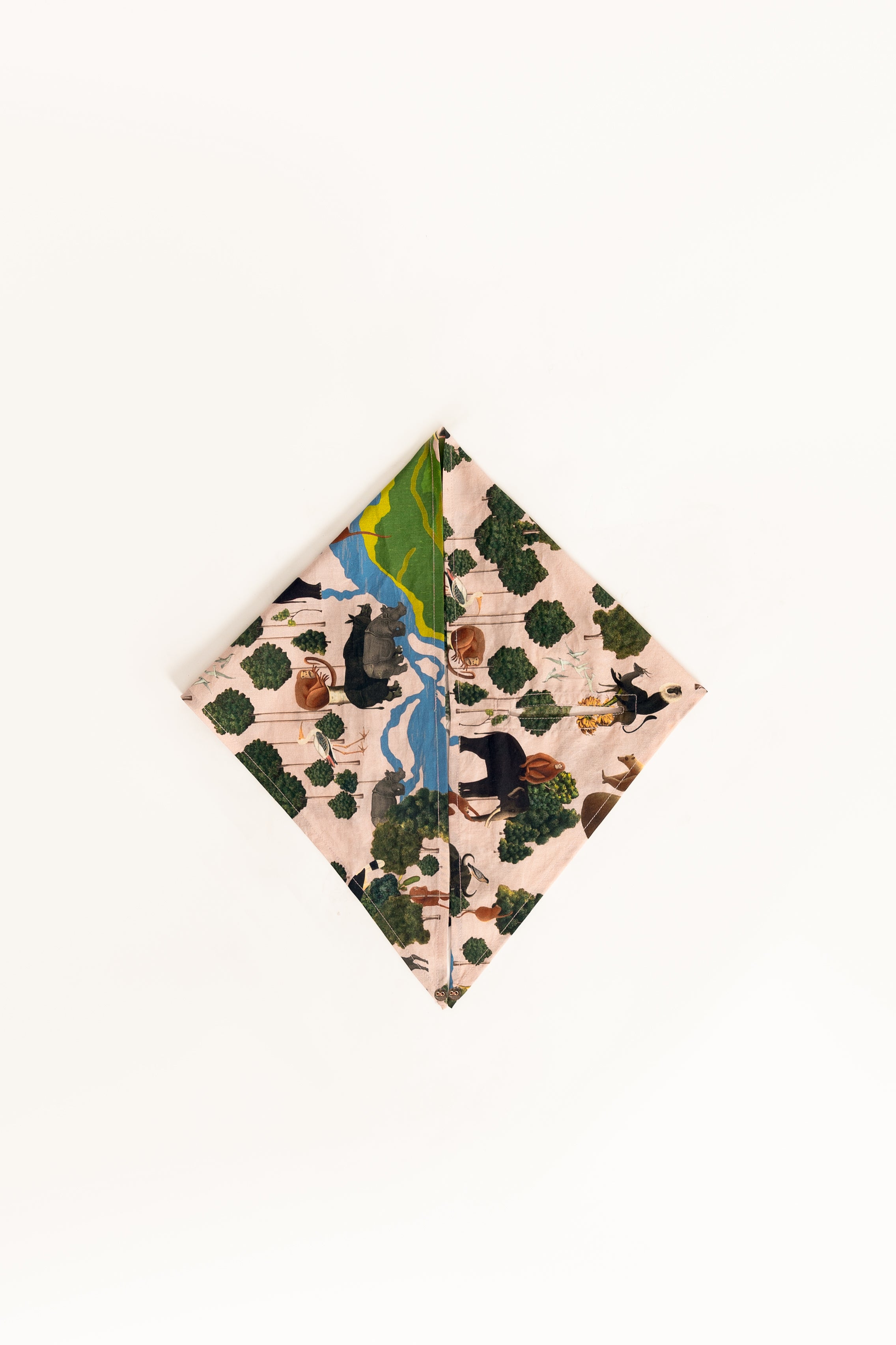 Blush Kaziranga Neckerchief
