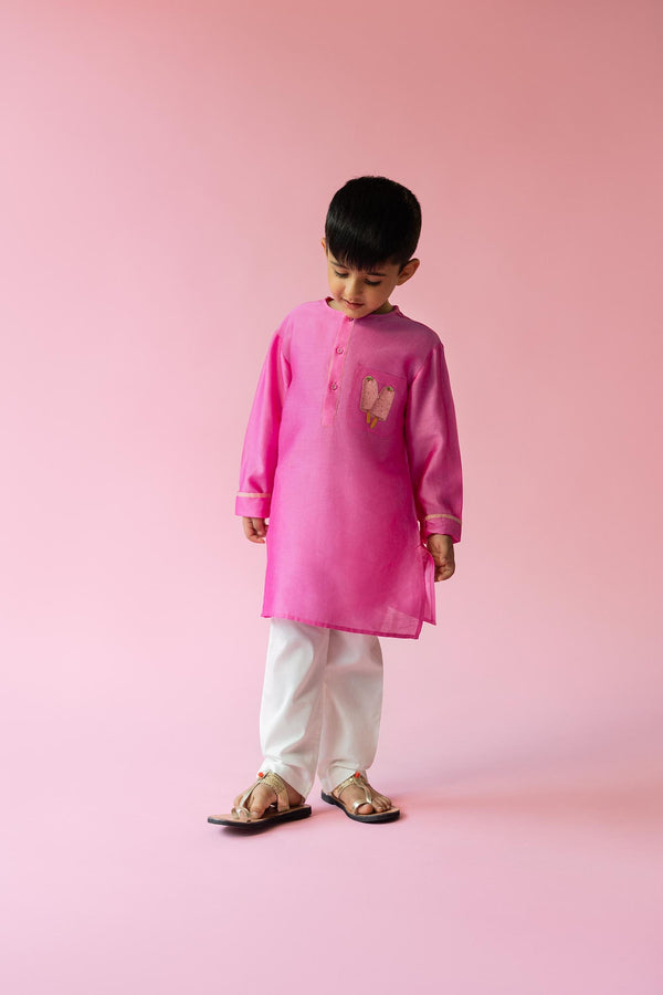 Gulab Kulfi Kurta Pyjama set