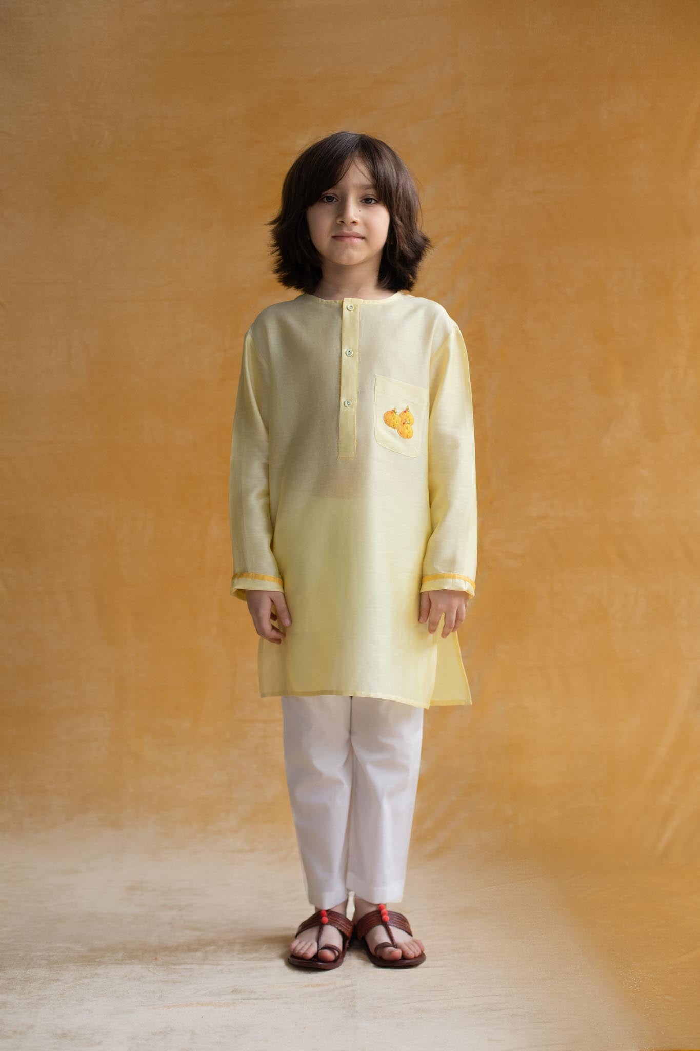 Mewa Modak Kurta Pajama Set
