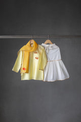 Malai Ghevar kurta sharara dupatta set