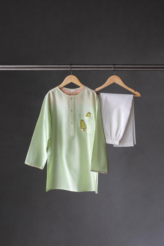 Paan Kulfi Kurta Pajama Set