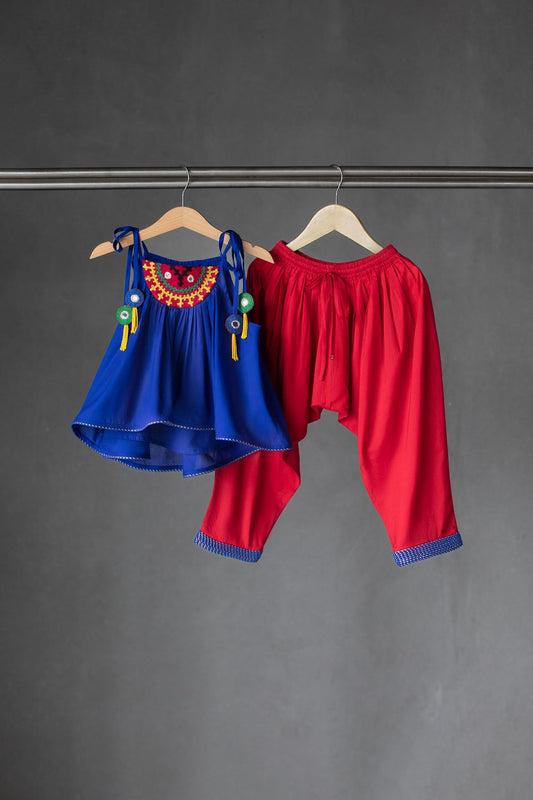 Jhil Mil Tie-up top & Salwar set (limited edition)