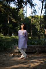 Lilac Kurta and Pyjama set