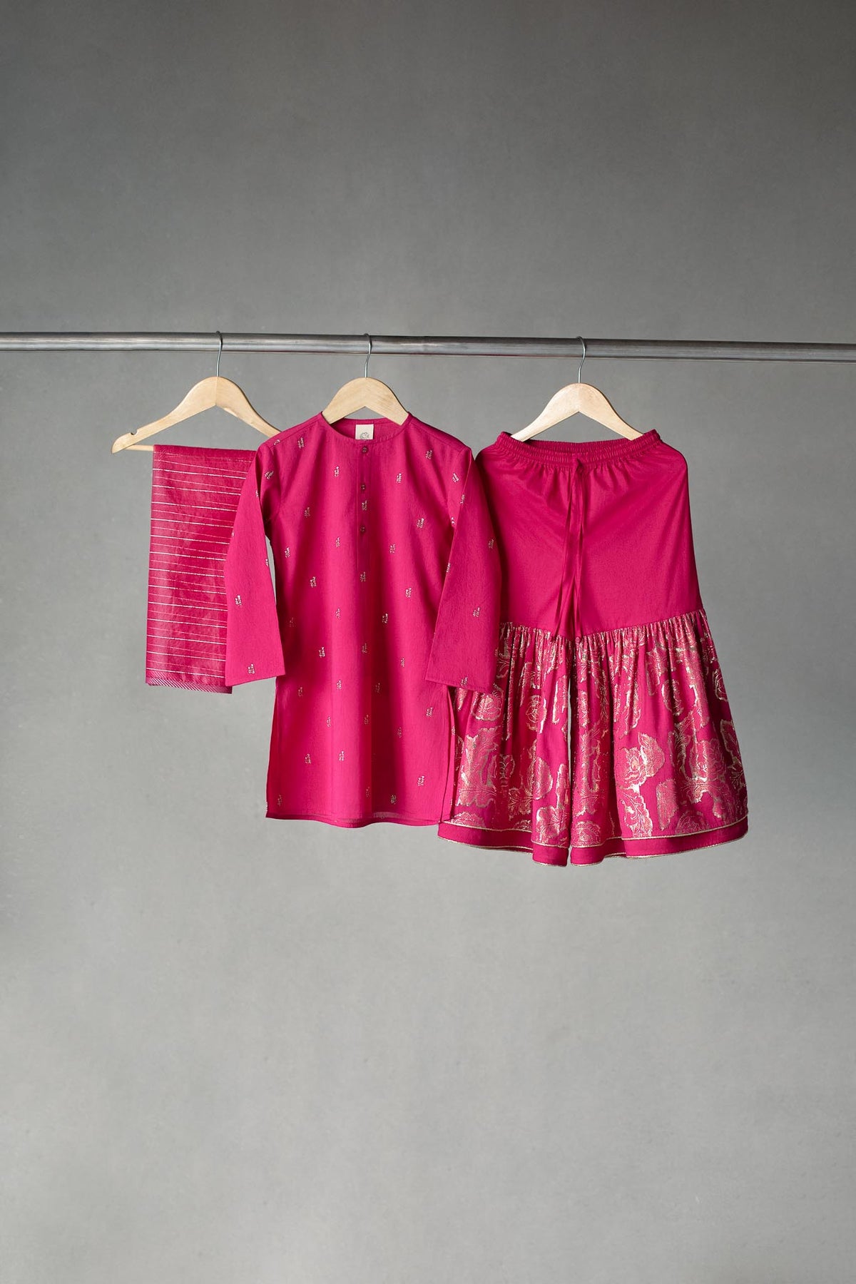 Chooi Mui Kurta, Sharara and Dupatta set