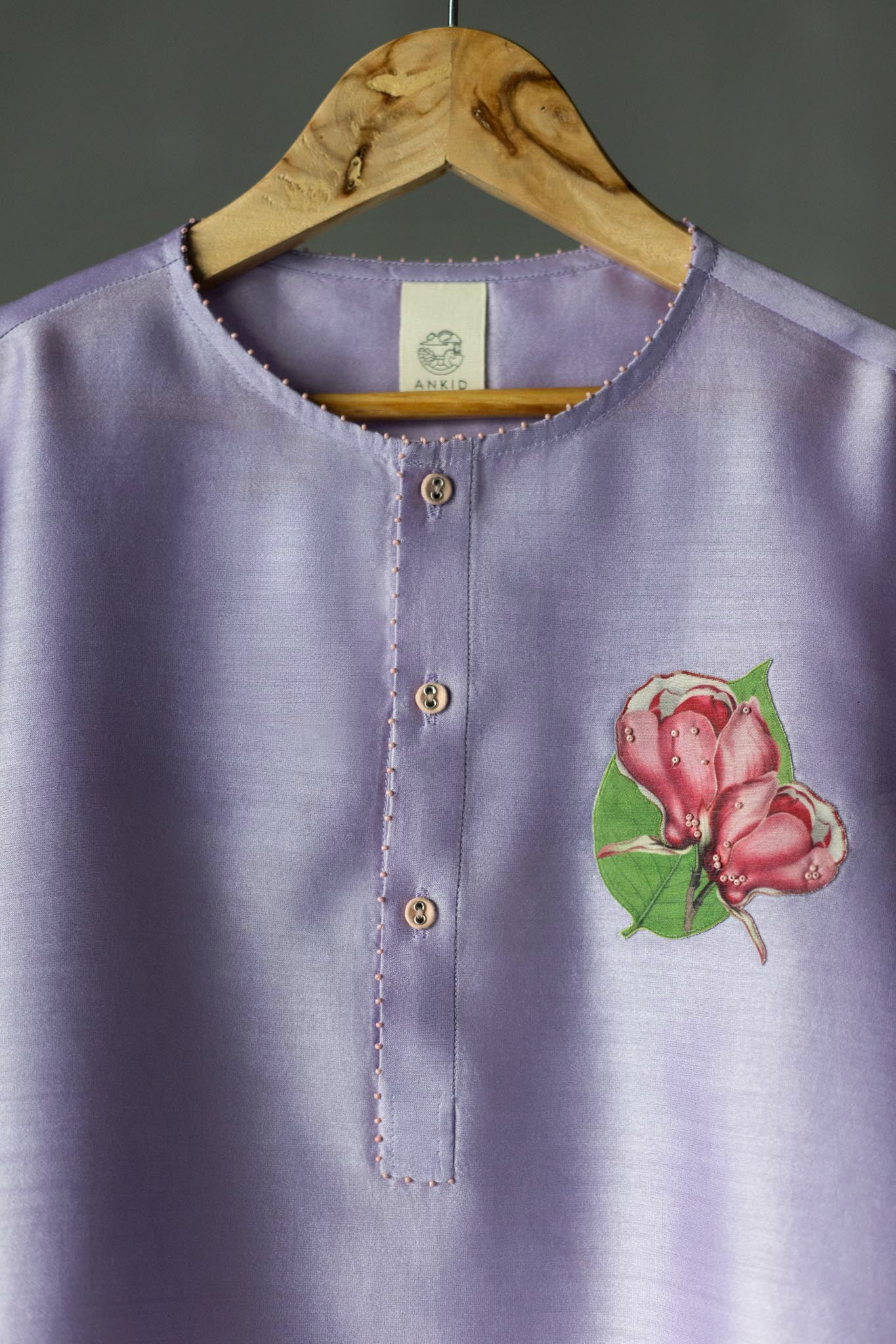 Lilac Kurta and Sharara Set