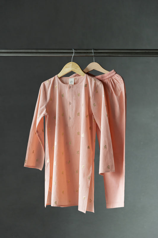 Chandani Blush Kurta Pyjama set