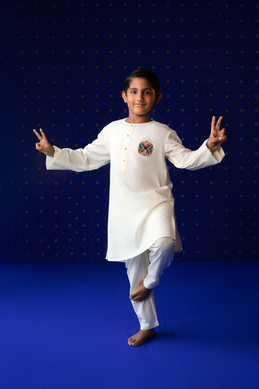 Ivory Ulhas Kurta (limited edition)