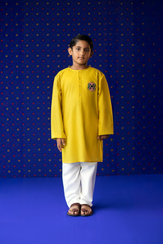 Yellow Ulhas Kurta (limited edition)