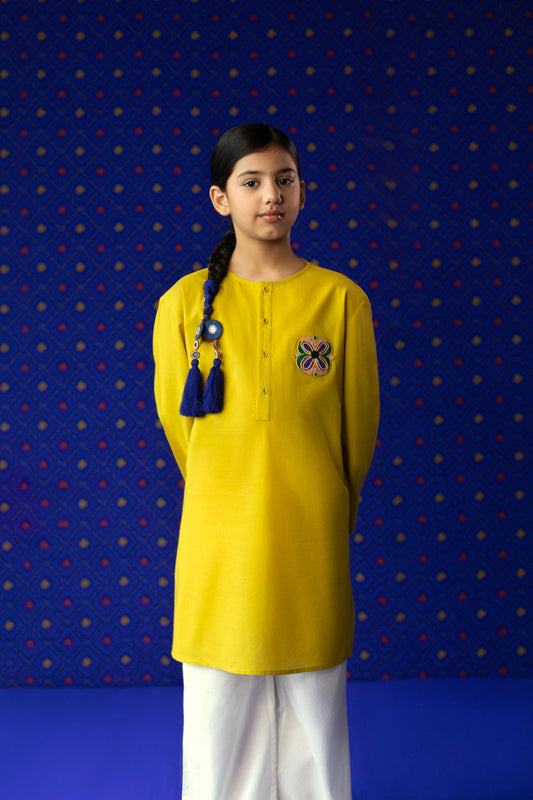 Yellow Ulhas Kurta (limited edition)